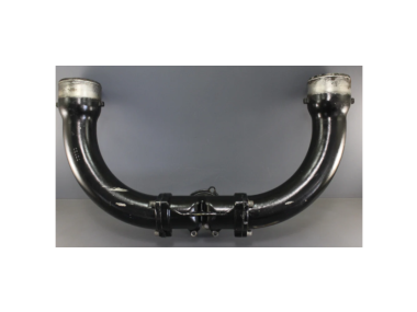 USED: Mercruiser Exhaust Y-pipe for adapter 59825 + 2x 73738
