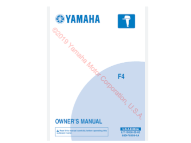 Yamaha Instructieboekje F4A (68D-F8199-86)