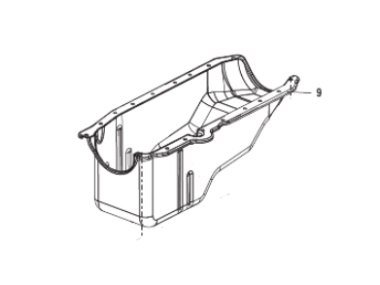 Mercruiser Oil Pan (889501T)